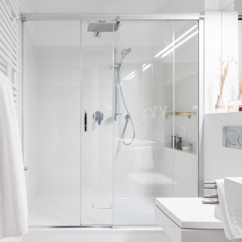 Elegant Glass Shower Enclosure